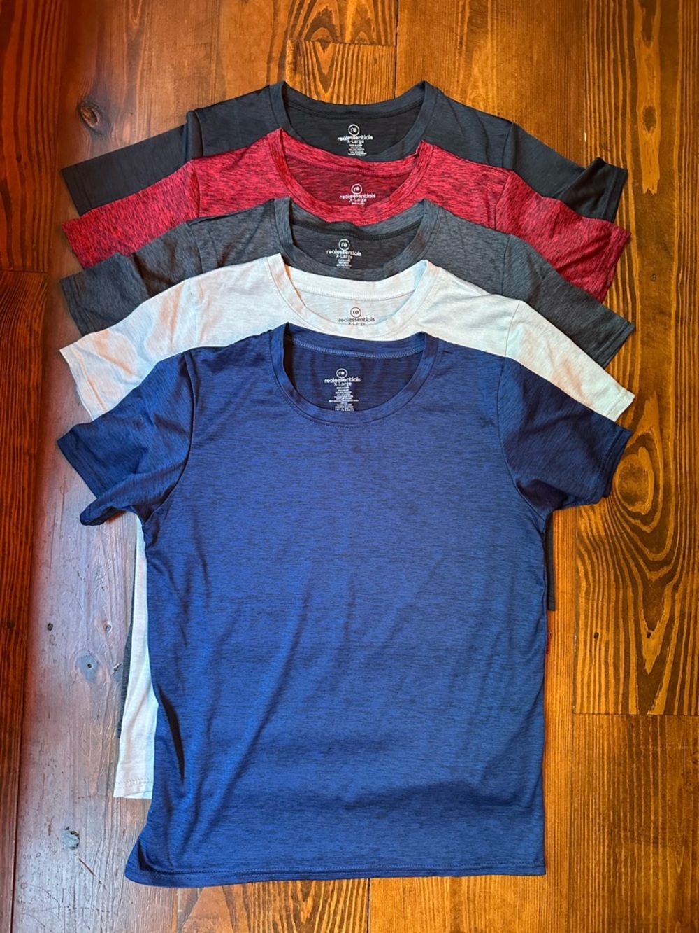 ‼️Real Essentials 5 Pack Dry Fit T-Shirts